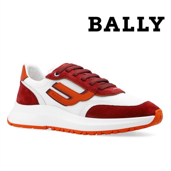 ❤️SOLD❤️ New! BALLY Demmy Mesh & Leather Low Top Sneakers - Picture 2 of 16